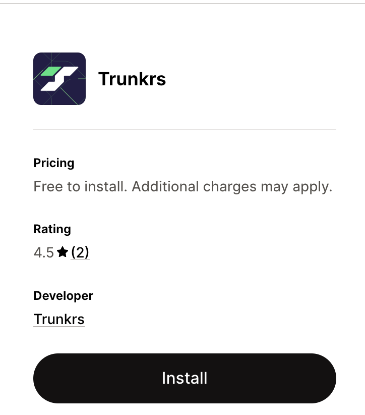 Installatieknop Shopify